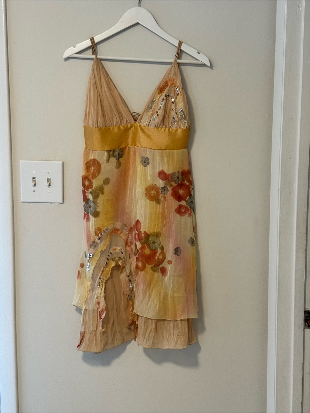 Yellow Floral Dress